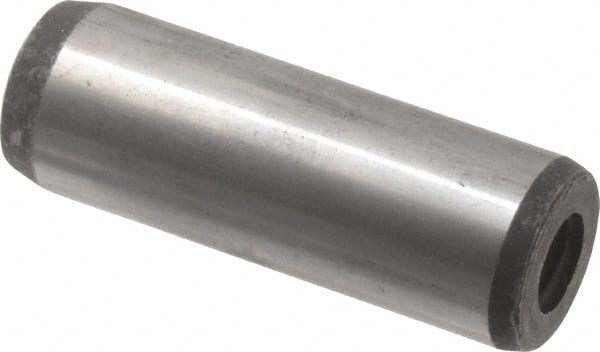 Value Collection - 20mm Diam x 60mm Pin Length Alloy Steel Pull Out Dowel Pin - C 57-63 Hardness, 1 Rounded & 1 Threaded End - Exact Tooling