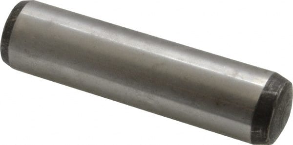 Value Collection - 20mm Diam x 80mm Pin Length Alloy Steel Pull Out Dowel Pin - C 57-63 Hardness, 1 Rounded & 1 Threaded End - Exact Tooling