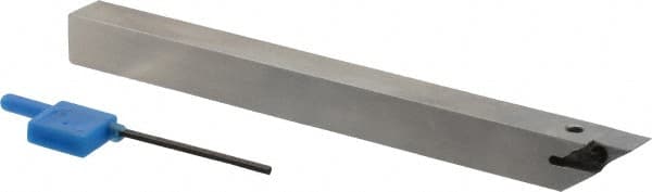 Iscar - PVAC, Right Hand Cut, 1/2" Shank Height x 1/2" Shank Width, Neutral Rake Indexable Turning Toolholder - 5.905" OAL, VC.T 22.. Insert Compatibility, Series Isoturn - Exact Tooling