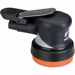 Dynabrade - 18 CFM Air Consumption, Palm Air Orbital Sander - Round Pad, - Exact Tooling