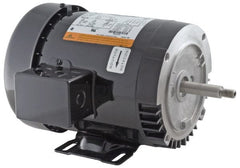 US Motors - 1 hp, ODP Enclosure, No Thermal Protection, 3,520 RPM, 208-230/460 Volt, 60 Hz, Three Phase Standard Efficient Motor - Size 143 Frame, Rigid Mount, 1 Speed, Ball Bearings, 3.5-3.4/1.7 Full Load Amps, F Class Insulation, CCW Lead End - Exact Tooling