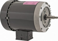 US Motors - 1/2 hp, TEFC Enclosure, No Thermal Protection, 3,500 RPM, 208-230/460 Volt, 60 Hz, Three Phase Standard Efficient Motor - Size 56J Frame, Rigid Mount, 1 Speed, Ball Bearings, 2-1.8/0.9 Full Load Amps, F Class Insulation, Reversible - Exact Tooling