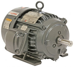 US Motors - 75 hp, TEFC Enclosure, No Thermal Protection, 3,565 RPM, 575 Volt, 60 Hz, Three Phase Energy Efficient Motor - Size 365 Frame, Rigid Mount, 1 Speed, Ball Bearings, 67 Full Load Amps, F Class Insulation, Reversible - Exact Tooling