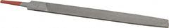 Simonds File - 12" Long, Bastard Cut, Flat American-Pattern File - Double Cut, Tang - Exact Tooling