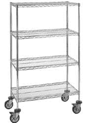Quantum Storage - 86" High, Open Shelving Wire Shelving Post - Exact Tooling