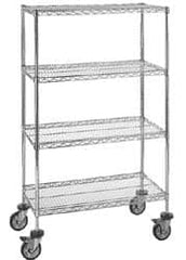 Quantum Storage - 72" Wide, 1" High, Open Shelving Wire Shelving Shelf - Exact Tooling