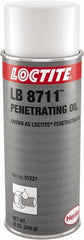 Loctite - 16 oz Aerosol Can Penetrant/Lubricant - Yellow, 100°F Max - Exact Tooling