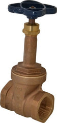 NIBCO - Class 125, Threaded Bronze Solid Wedge Rising Stem Gate Valve - 200 WOG, 125 WSP, Union Bonnet - Exact Tooling