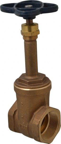 NIBCO - Class 125, Threaded Bronze Solid Wedge Rising Stem Gate Valve - 300 WOG, 150 WSP, Union Bonnet - Exact Tooling