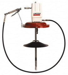 Lincoln - Grease Lubrication 80 Cu In/min Flow Aluminum Air-Operated Pump - For 120 Lb Container - Exact Tooling