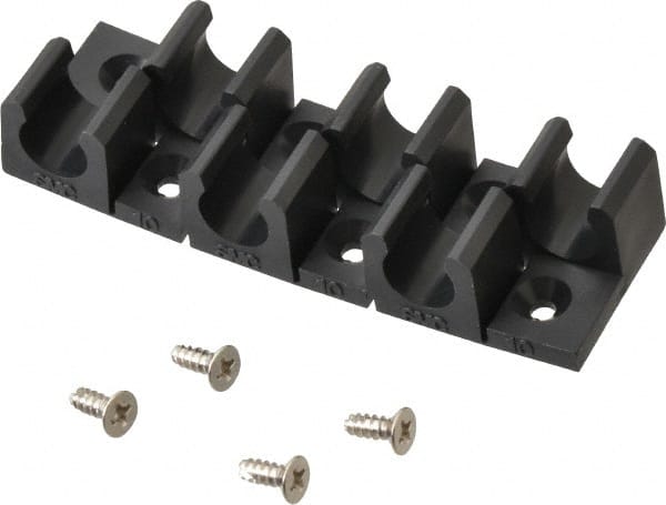 SMC PNEUMATICS - Multitube Holder - Black, 6 Slots - Exact Tooling