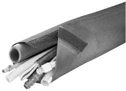 Made in USA - Cable and Hose Carrier Vinyl Hose Sleeve - 7 Inch Overall Diameter, Cut to Order Length - Exact Tooling