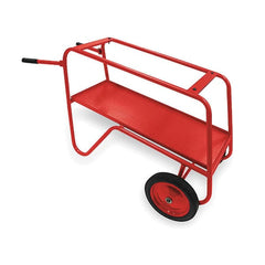 Rothenberger - 1/2" to 2" Pipe Capacity, Thread Machine Cart with Stationary Head - 30" High, 400 Lb Capacity - Exact Tooling
