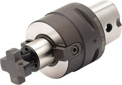 Seco - C8 Modular Connection 27mm Pilot Diam Shell Mill Holder - 50mm Flange to Nose End Projection, 60mm Nose Diam, Through-Spindle Coolant - Exact Tooling