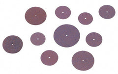 Tru-Maxx - 16" 46 Grit Aluminum Oxide Cutoff Wheel - 1/8" Thick, 1" Arbor, 2,268 Max RPM, Use with Stationary Tools - Exact Tooling