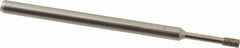 Made in USA - 5/32" Head Thickness CBN Grinding Pin - 1/8" Shank Diam x 1-3/4" Shank Length, Coarse Grade - Exact Tooling
