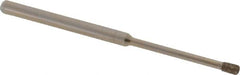 Made in USA - 5/32" Head Thickness CBN Grinding Pin - 1/8" Shank Diam x 1-1/4" Shank Length - Exact Tooling