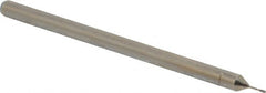 Made in USA - 1/16" Head Thickness CBN Grinding Pin - 1/8" Shank Diam x 2-1/8" Shank Length, Coarse Grade - Exact Tooling