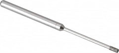 Made in USA - 5/32" Head Thickness Diamond (Abrasive) Grinding Pin - 1/8" Shank Diam x 1-1/4" Shank Length, Coarse/Fine Grade - Exact Tooling