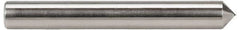 Tru-Maxx - 1/10 Carat Single Point Diamond Dresser - 3" Long x 3/8" Shank Diam - Exact Tooling