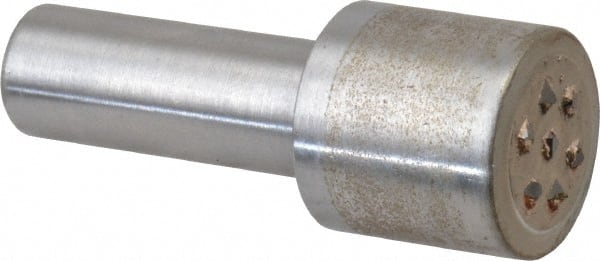 Made in USA - 2 Carat Multi-Point Cluster Diamond Dresser - 3/8" Shank Diam, Contains 7 Stones - Exact Tooling