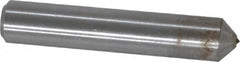 Made in USA - 1/4" Max Convex Radius Single Point Diamond Dresser - 2" Long x 3/8" Shank Diam - Exact Tooling