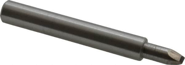 Made in USA - 0.02 Max Concave Radius Single Point Diamond Dresser - 2" Long x 3/8" Shank Diam - Exact Tooling