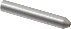 Made in USA - 1-1/2" Long x 1/4" Shank Diam Thread Single Point Diamond Dresser - 60° Included Angle - Exact Tooling