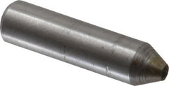 Made in USA - 1" Long x 1/4" Shank Diam Thread Single Point Diamond Dresser - 75° Included Angle - Exact Tooling