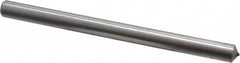 Made in USA - 1/4 Carat Single Point Diamond Dresser - 6" Long x 7/16" Shank Diam - Exact Tooling