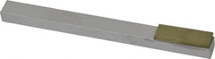 Made in USA - Super Fine, 1" Length of Cut, Single End Diamond Hone - 600 Grit, 3/8" Wide x 3/8" High x 4" OAL - Exact Tooling