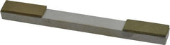 Made in USA - Very Fine, 1" Length of Cut, Double End Diamond Hone - 100 & 180 Grit, 3/8" Wide x 3/8" High x 4" OAL - Exact Tooling
