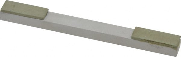 Made in USA - Very Fine, 1" Length of Cut, Double End Diamond Hone - 150 & 180 Grit, 3/8" Wide x 3/8" High x 4" OAL - Exact Tooling