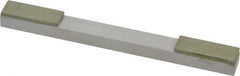 Made in USA - Very Fine, 1" Length of Cut, Double End Diamond Hone - 150 & 180 Grit, 3/8" Wide x 3/8" High x 4" OAL - Exact Tooling