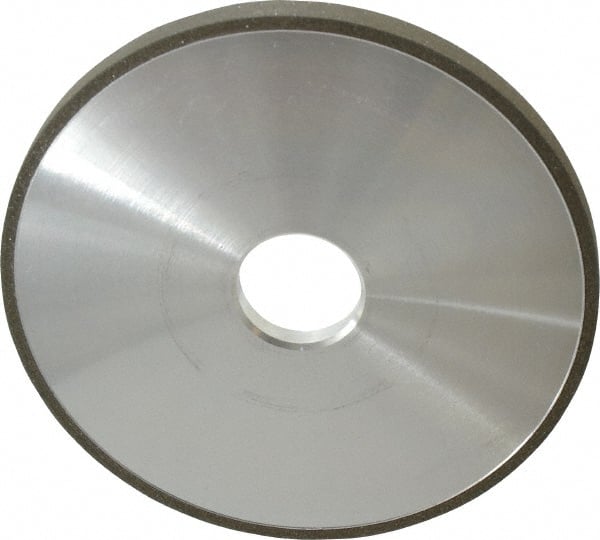 Made in USA - 6" Diam x 1-1/4" Hole x 3/8" Thick, 100 Grit Surface Grinding Wheel - Diamond, Type 1A1, Fine Grade - Exact Tooling