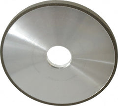 Made in USA - 6" Diam x 1-1/4" Hole x 3/8" Thick, 100 Grit Surface Grinding Wheel - Diamond, Type 1A1, Fine Grade - Exact Tooling