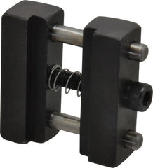 Gibraltar - 1 Piece Vise Work Stop - Steel, 1-7/16" Long, 1" Wide - Exact Tooling