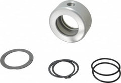 Allied Machine and Engineering - 1/2 NPT, 2-1/4" ID x 3-3/4" OD, Rotary Coolant Adapter for Indexable Tools - 1-3/4" Thick, 1/2 NC" Drive Rod Thread, 1-3/4" OAL, Series T-A - Exact Tooling