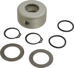 Allied Machine and Engineering - 1/8 NPT, 1" ID x 2-1/8" OD, Rotary Coolant Adapter for Indexable Tools - 1-1/8" Thick, 5/16 NC" Drive Rod Thread, 1-1/8" OAL, Series T-A - Exact Tooling