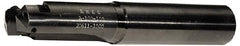 Allied Machine and Engineering - Series B, 1-1/4 to 1-3/4" Diam, 1" Diam Straight Shank, Straight Flute Spade Drill - 8-1/8" Max Depth, 8-23/32" Body Length, 11-5/8" OAL, Standard Length, Through Coolant - Exact Tooling