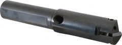 Allied Machine and Engineering - Series C, 1-1/2 to 2-3/8" Diam, 1-1/4" Diam Straight Shank, Straight Flute Spade Drill - 4" Max Depth, 5" Body Length, 8" OAL, Short Length, Through Coolant - Exact Tooling