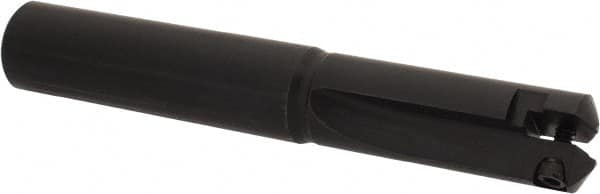 Allied Machine and Engineering - Series A, 31/32 to 1-3/8" Diam, 1" Diam Straight Shank, Straight Flute Spade Drill - 3" Max Depth, 3-17/32" Body Length, 6-1/2" OAL, Short Length - Exact Tooling