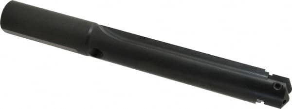 Allied Machine and Engineering - Series C, 1-1/2 to 2-3/8" Diam, 1-1/2" Diam Straight Shank, Straight Flute Spade Drill - 8-1/2" Max Depth, 9-1/2" Body Length, 12-1/2" OAL, Standard Length, Through Coolant - Exact Tooling