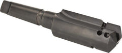 Allied Machine and Engineering - Series D, 2 to 2-7/8" Diam, 4MT Taper Shank, Straight Flute Spade Drill - 4-1/2" Max Depth, 5-3/4" Body Length, 9-3/8" OAL, Short Length - Exact Tooling