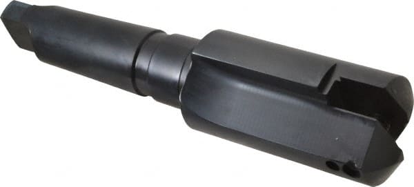 Allied Machine and Engineering - Series E, 2-1/2 to 3-3/8" Diam, 5MT Taper Shank, Straight Flute Spade Drill - 5" Max Depth, 6-5/16" Body Length, 11-1/8" OAL, Short Length - Exact Tooling