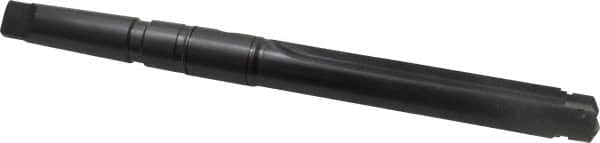 Allied Machine and Engineering - Series B, 1-1/4 to 1-3/4" Diam, 4MT Taper Shank, Straight Flute Spade Drill - 8-1/8" Max Depth, 10-21/32" Body Length, 14-11/16" OAL, Standard Length, Through Coolant - Exact Tooling
