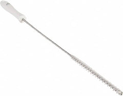 Vikan - 0.4" Diam Polyester Valve Brush - 19-5/8" OAL, 5-11/16" Head Length, Polypropylene & Stainless Steel Handle - Exact Tooling