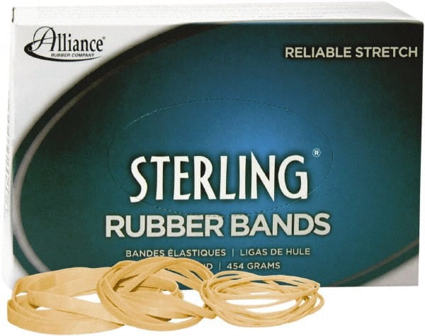 Alliance - 3" Circumference, 1/8" Wide, Ergonomic Rubber Band Strapping - 950 Pieces - Exact Tooling