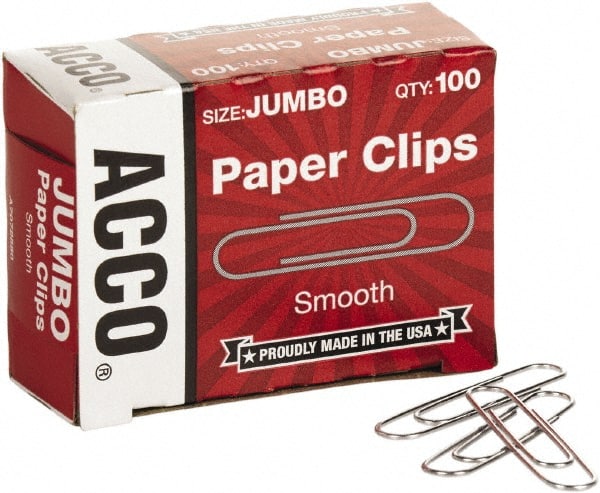 ACCO - 1-3/4" Wide Paper Fastener - Silver - Exact Tooling