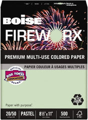 Boise - 8-1/2" x 11" Green Colored Copy Paper - Use with Laser Printers, Copiers, Plain Paper Fax Machines, Multifunction Machines - Exact Tooling